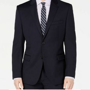 RALPH LAUREN Men's Navy Slim Fit Two-Button Blazer